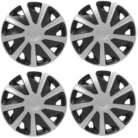 Vauxhall Movano Deep Dish Wheel Trims Cover Black Silver Hub Caps 16