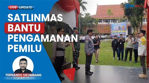 Satlinmas Siap Amankan Pemilu Bareng Tni Polri Bakal