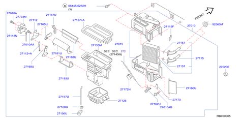 1998 Nissan Altima Hvac Blend Door Actuator 27741 9E000 Genuine