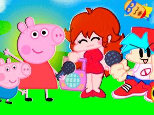 FNF Vs Peppa Pig Muddy Puddles Funkin Play Online