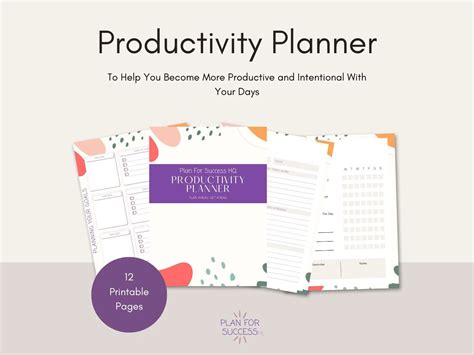 Productivity Planner - Plan For Success HQ