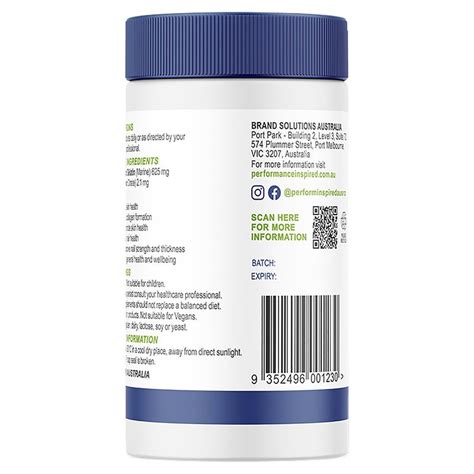 Buy Performance Inspired Beauty Support Collagen 120 Tablets Online At Chemist Warehouse®