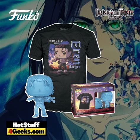 2023 NEW Attack on Titan - Eren Jaeger Funko Pop! and Tee