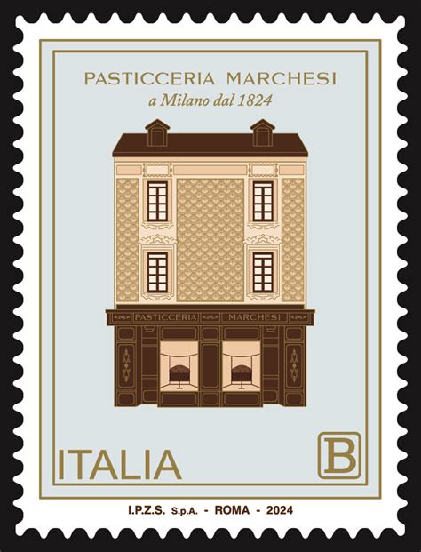 Il Francobollo Dedicato Alla Pasticceria Marchesi Di Testa E Di Gola