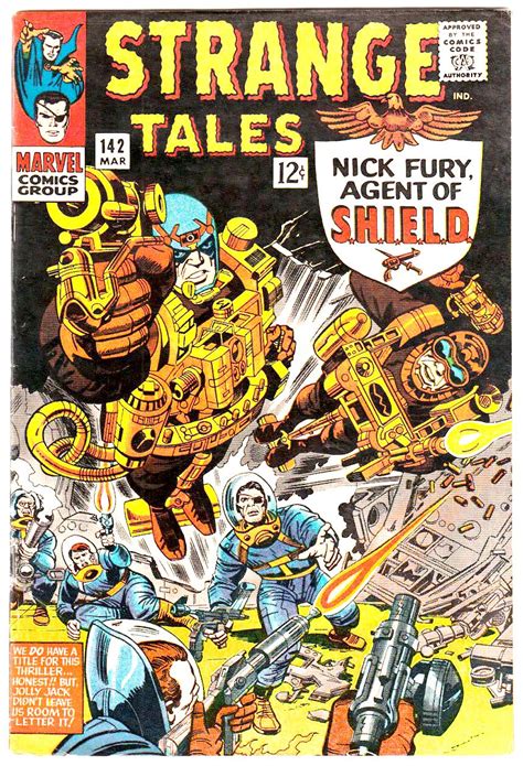 Strange Tales 142 Cover Art By Jack Kirby Strange Tales Comic Book