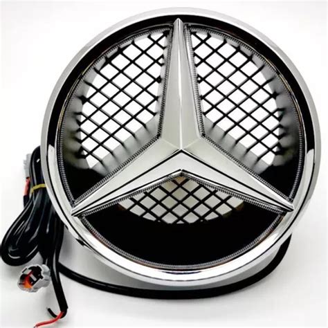 Log Tipo Frontal Led Iluminado Para Mercedes Benz Cm Parcelamento