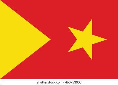 Tigray Flag Official Colors Correct Proportion Stock Vector (Royalty ...