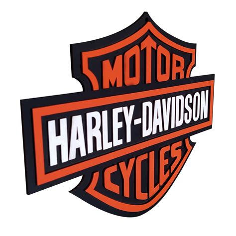 Placa Harley davidson Moto 3d Relevo Garagem Decoração Elo7