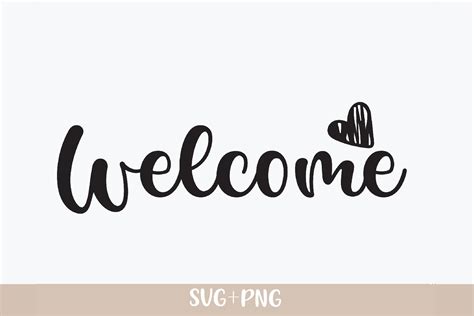 Welcome Sign Svg Graphic by Creationx Space · Creative Fabrica