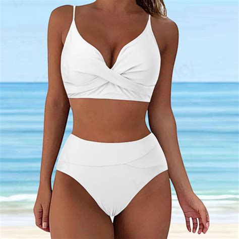 JASKFLY Swim Suits For Women 2024 Fashion Solid Colours Women Wrap