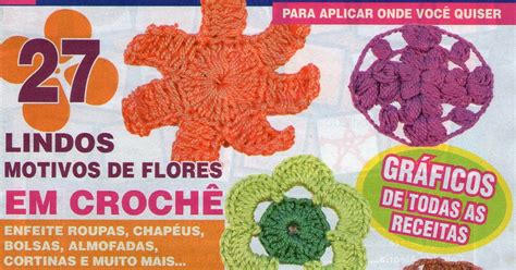 Vida Pink Meus Croch S Revista Mechendo Arte Flores Em Croch