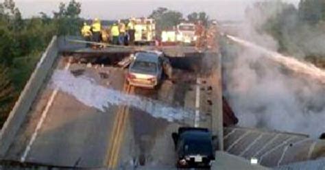 Seven injured in Missouri as trains collide, trigger highway bridge ...