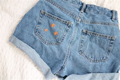 Custom Embroidered Shorts | Hand embroidered shorts | Zoë Ware