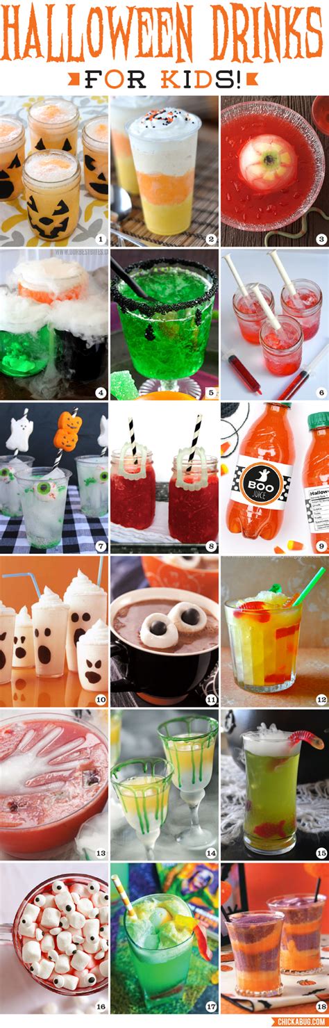 Halloween drinks for kids - Chickabug