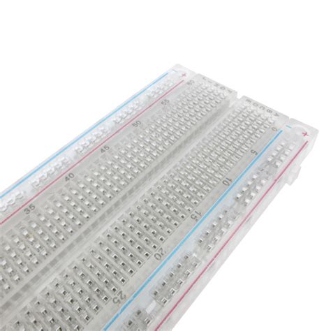 Breadboard 830 Point Solderless PCB Transparent Breadboard MB 102 MB102