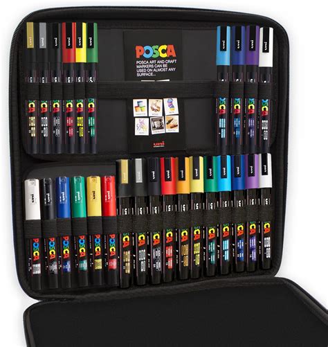 Posca PC 5M PC 3M PC 1M Paint Marker Art Pens Display Case