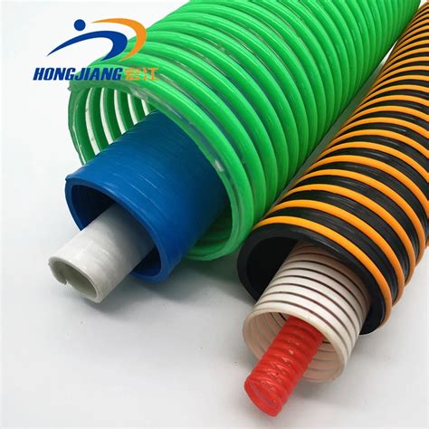 Flexible Plastic Reinforced Pvc Helix Water Pump Suction Discharge