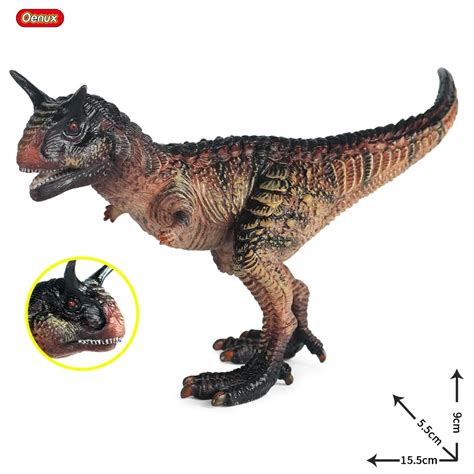 Oenux Figuras De Carnotaurus Carn Voro Jur Sico Dinosaurio Brinquedo