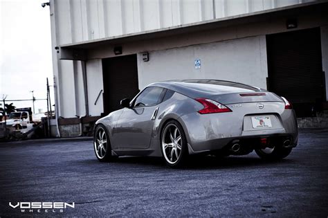 Vossen Machined Rims Enhance A Clean Nissan 370z — Gallery