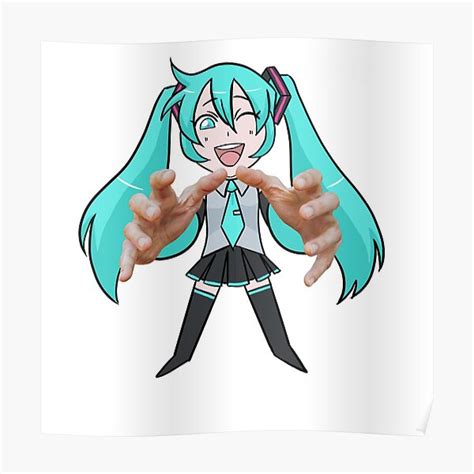 "Miku meme" Poster by ikeatheman | Redbubble