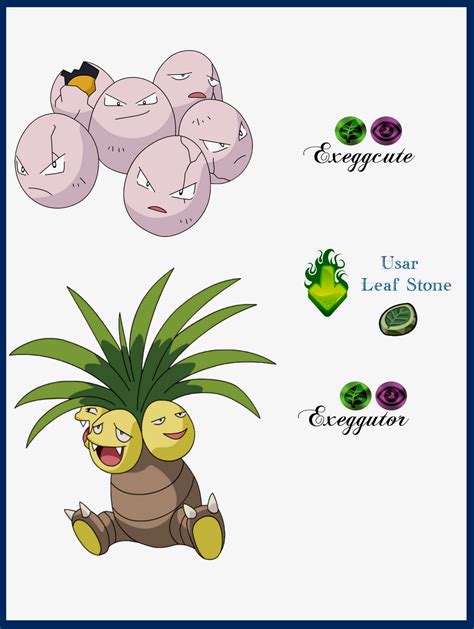 045 Exeggcute Evoluciones by Maxconnery on DeviantArt