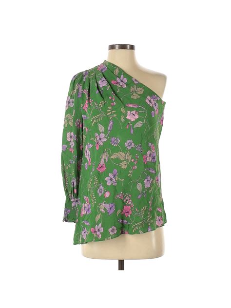 Shoshanna Floral Green Floral Rosie Blouse Size S 71 Off Thredup