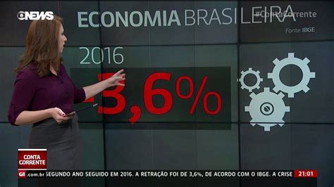 Economia brasileira encolhe 3 6 em 2016 e país registra a pior