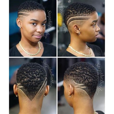 Fade Haircut For Black Women