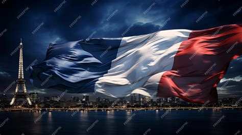 Premium Photo | Flag of France French flag tricolor tricolore blue ...