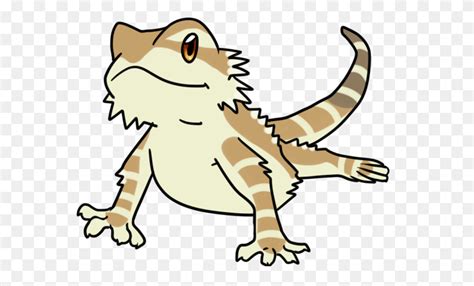 Cartoon Bearded Dragon Clipart | Free download best Cartoon Bearded ...