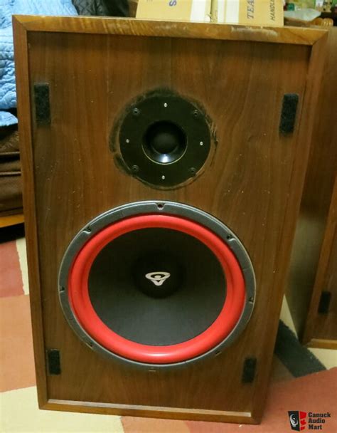 Vintage Cerwin Vega Speakers Model 212 12 Woofers Refoamed