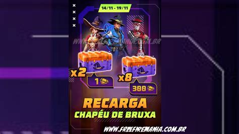 Recarga Free Fire Ganhe Caixa Chap U De Buxa Ao Comprar Diamantes Em