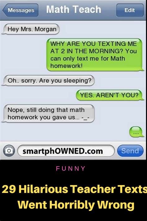 Hilarious Teacher Texts Went Horribly Wrong Math Humor Humor