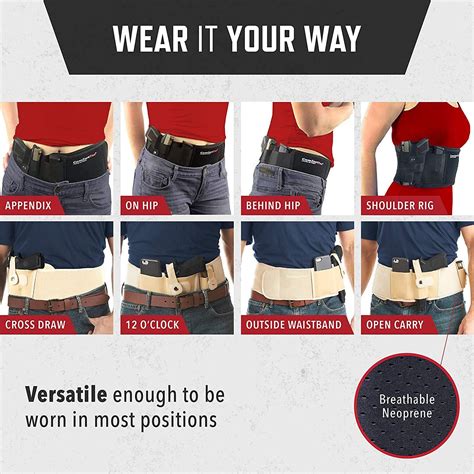 Comforttac Gun Holsters For Concealed Carry Ultimate Belly Band