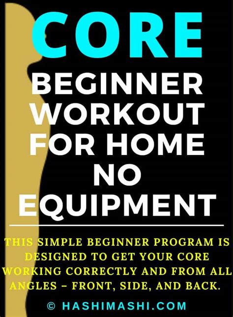 15-Minute Beginner Core Workout No Equipment for Home