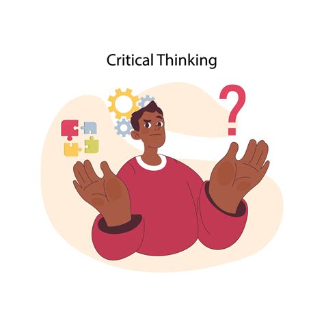 Critical Thinking Concept Flat Vector Illustration 41171030 Vector Art At Vecteezy