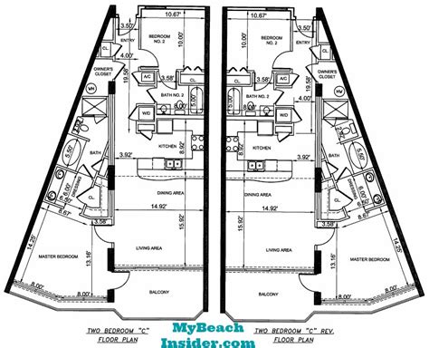 Boardwalk Beach Resort Floor Plans Panama City Beach Florida