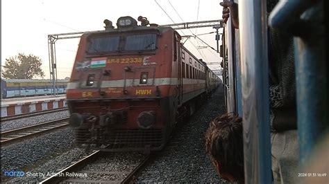 Craziest Overtake Ever Vibhuti Express Overtakes Banaras