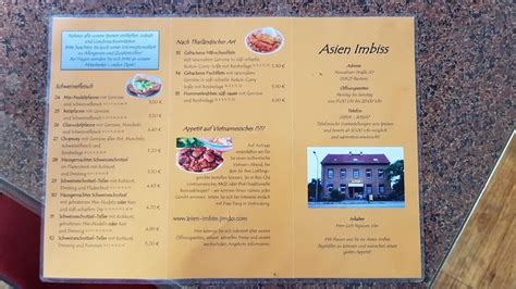 Speisekarte Von Asien Imbiss Bautzen Restaurant Bautzen