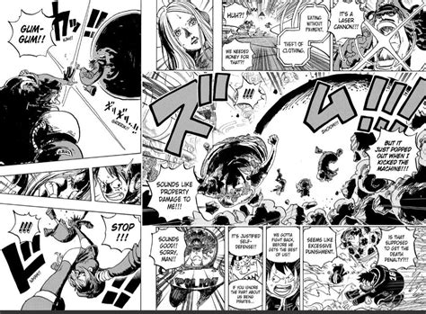 Luffy in front of a Police Pacifista compared to vs a regular Pacifista ...