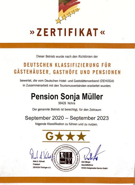 G Klassifizierung Der Pension M Ller