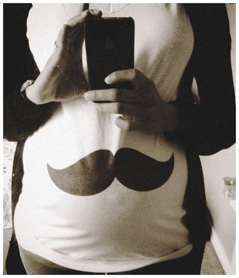 Mustache Maternity Shirt Preggo Fashion Pregnancy Shirts Style