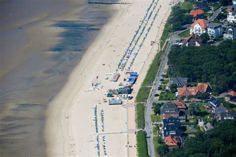 Wyk Auf F Hr Aus Der Vogelperspektive Sandstrand Landschaft An Der