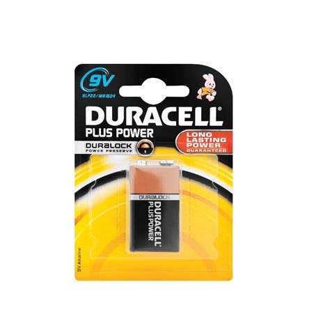 Duracell Mn1604 9v Square Battery - Park Avenue Stationers