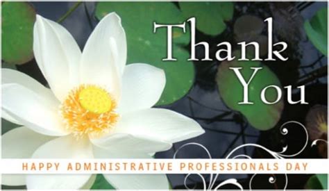 Thank You Ecard Free Administrative Professionals Day Cards Online