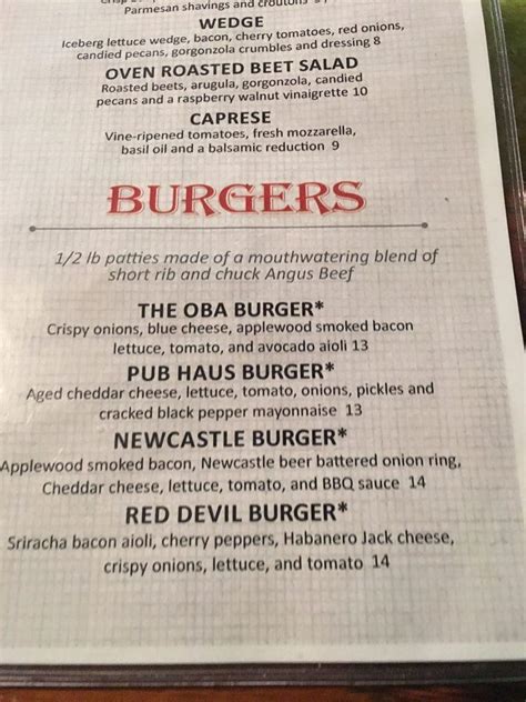 Menu at Purdy's pub & bar, Sumner, 64th St E