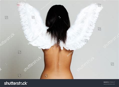 5 Nude Brunet With Angel Wings Images Stock Photos And Vectors Shutterstock