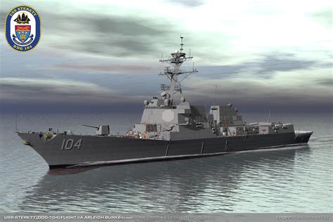 USS Sterett (DDG-104) Guided Missile Destroyer on Behance