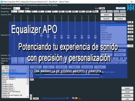 Equalizer Apo Potenciando Tu Experiencia Auditiva Con Precisión Y