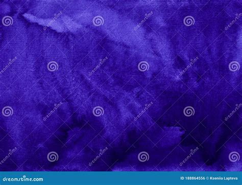 Watercolor Deep Royal Blue Background Texture Watercolour Abstract